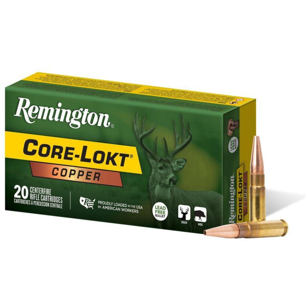 Rtr27857-1. Jpg - remington core-lokt copper rifle ammunition. 300 blackout 120gr chp 2100 fps 20/ct - rtr27857 1