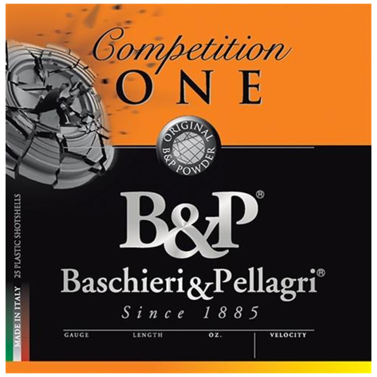 Xdca1t01con034. Jpg - b&p competition one shotshells- 12 ga 2-3/4 in 7/8 oz. #9 1160 fps 25/ct - xdca1t01con034