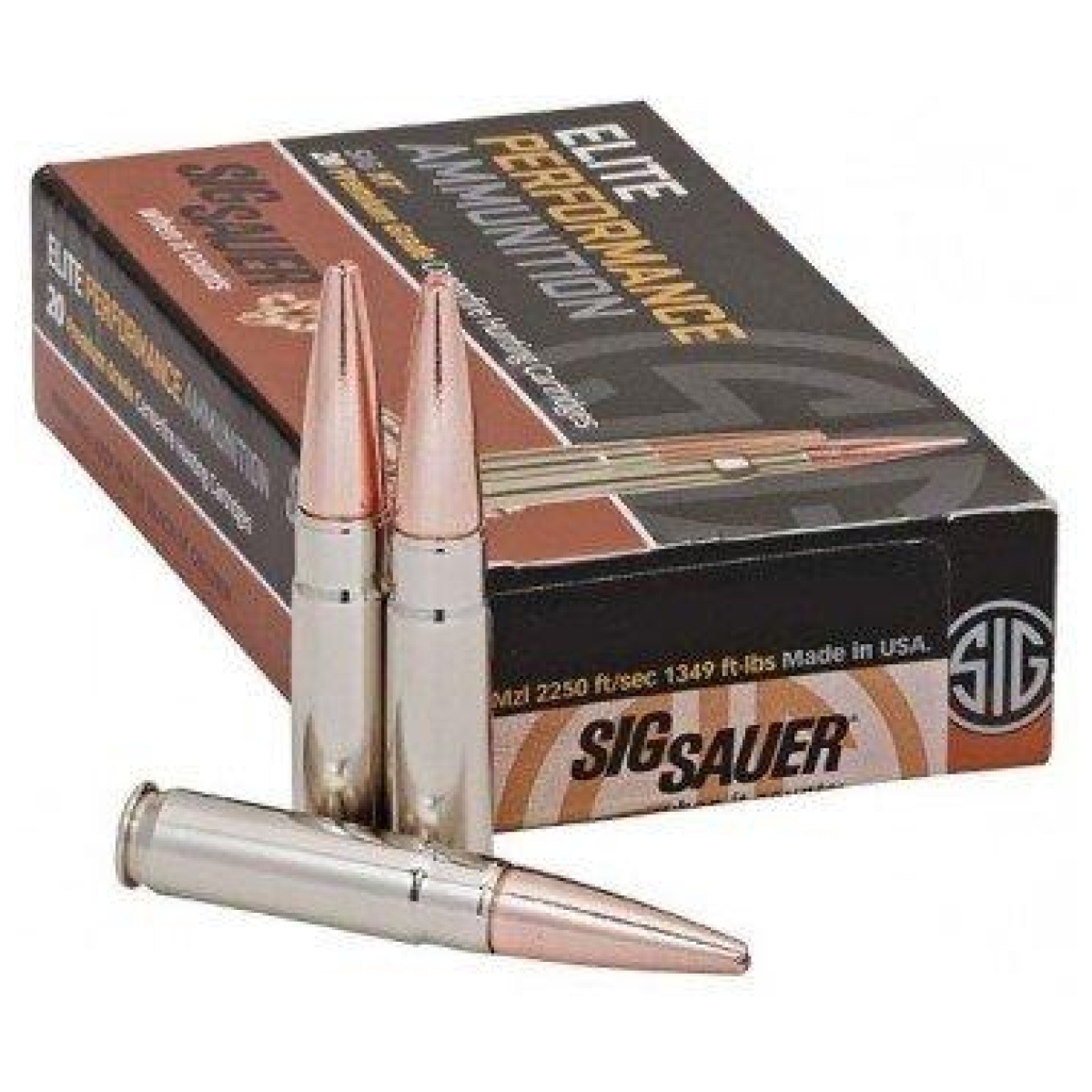 Xi576760. Jpg - sig sauer elite hunting rifle ammunition. 300 win mag 165 gr hp 20/ct - xi576760