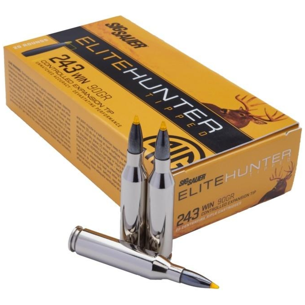 Xi620593. Jpg - ammo 243 win 90gr elite tipped hunting box/20 - xi620593