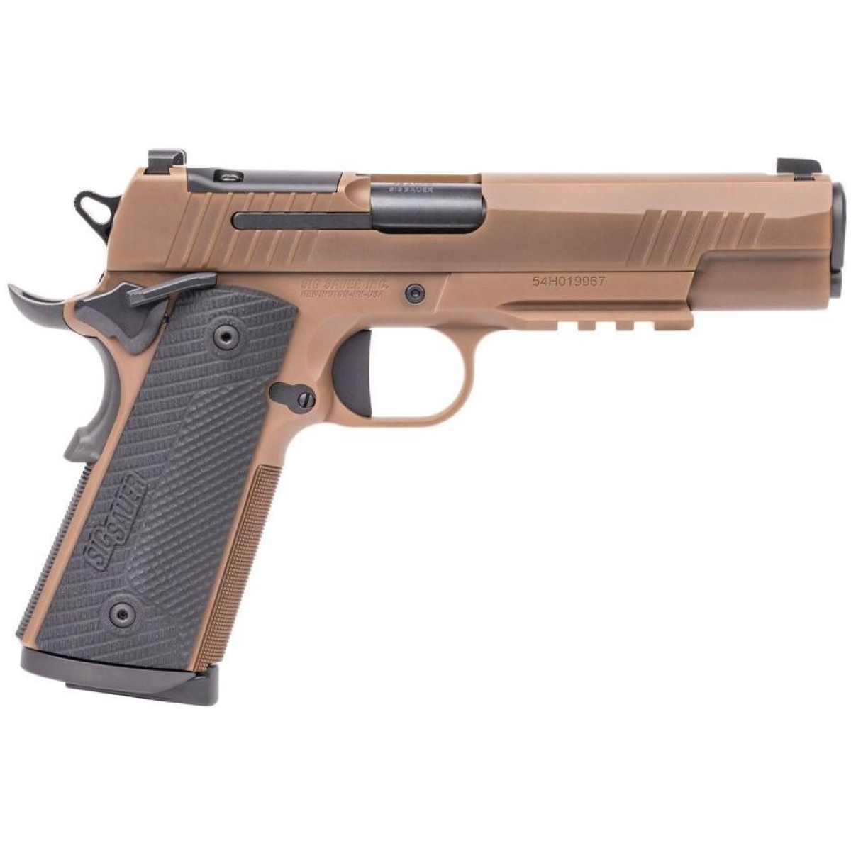 Xi682256-1. Jpg - sig sauer 1911 x-series full size handgun. 45 auto 8rd magazine(2) 5" barrel coyote tan pvd - xi682256 1