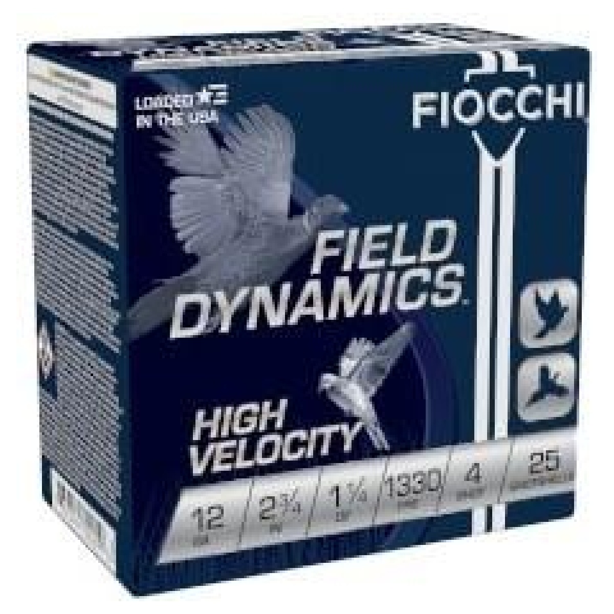 Xn12hv4-1. Jpg - fiocchi high velocity shotshells 12ga 2-3/4" 1 -1/4oz 1330 fps #4 25/ct - xn12hv4 1