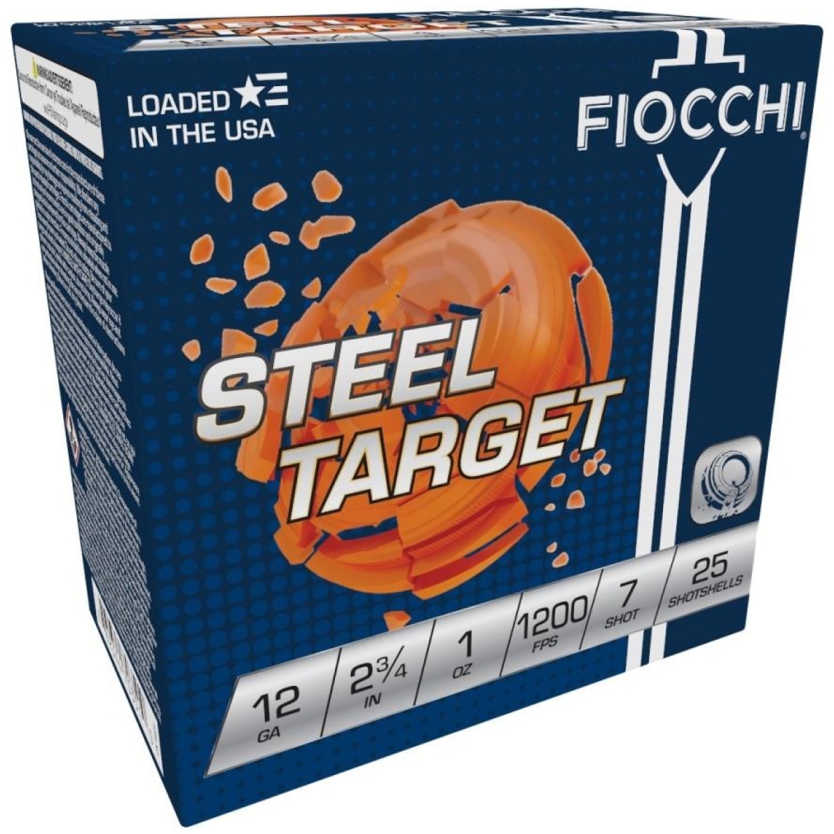 Xn12slr7-1. Jpg - fiocchi target steel low recoil shotshells 12ga 2-3/4" 1oz 1200 fps #7 25/ct - xn12slr7 1