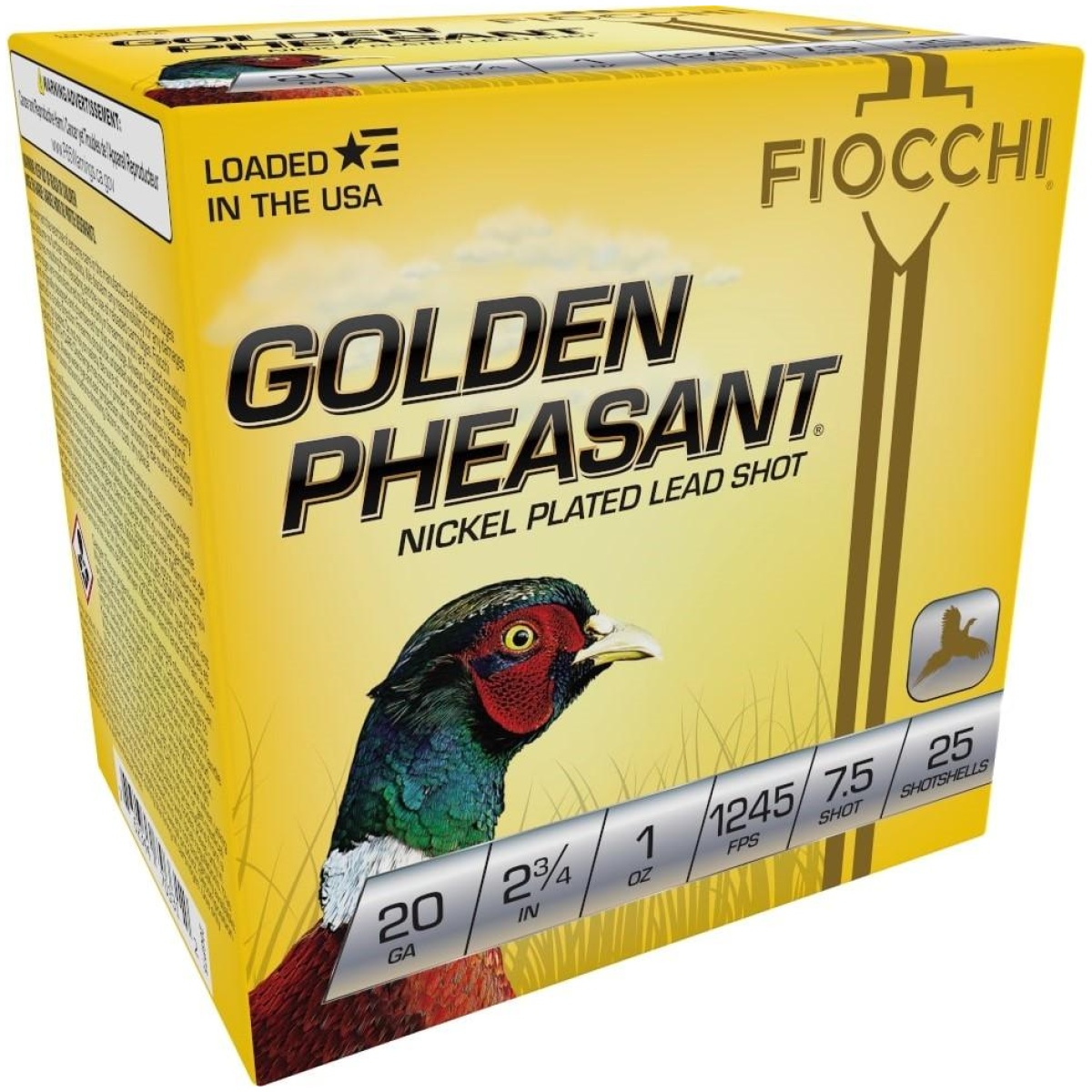 Xn20gp75-1. Jpg - golden pheasant np 20ga 2 3/4" 1oz #7. 5 1245fps 25rd - xn20gp75 1