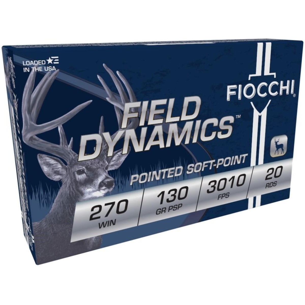 Xn270spb-1. Jpg - fiocchi field dynamics rifle ammunition. 270 win 130 gr psp 3010 fps 20/ct - xn270spb 1