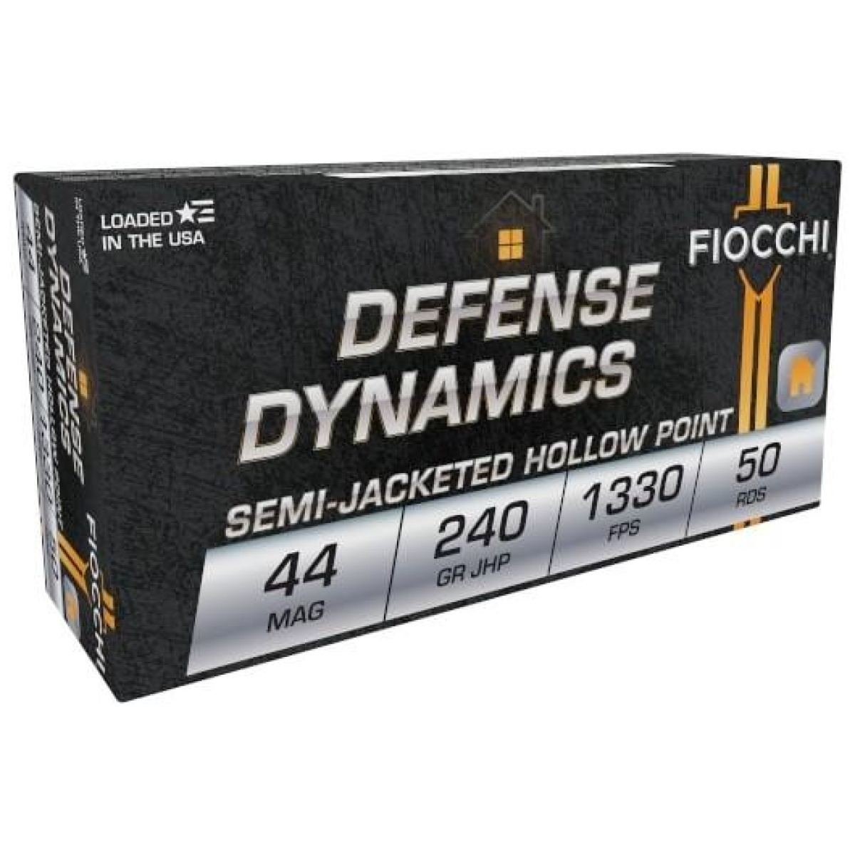 Xn44d500-1. Jpg - fiocchi pistol shooting dynamics handgun ammunition. 44 mag 240 gr jhp 1330 fps 50/ct - xn44d500 1