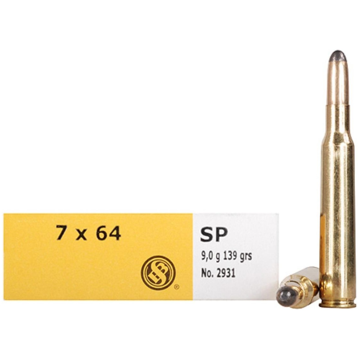 Zysb764a. Jpg - sellier & bellot rifle ammunition 7x64mm 139 gr sp 800 fps - 20/box - zysb764a