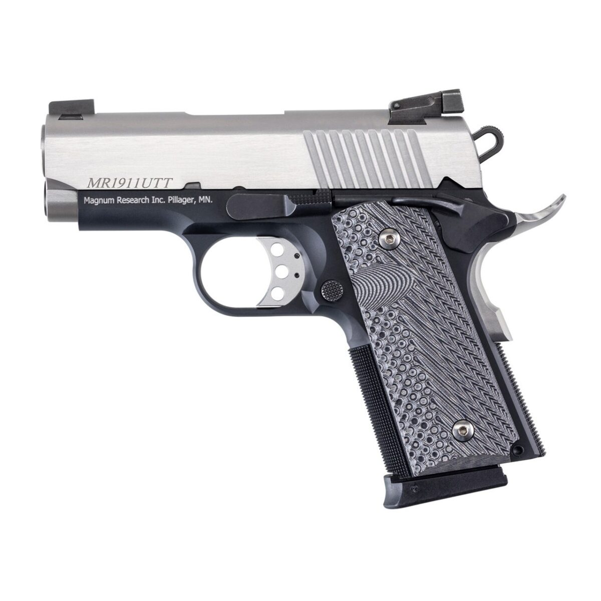 Deutt7701. Jpg - magnum research de 1911 undercover 45acp 3" ss - deutt7701