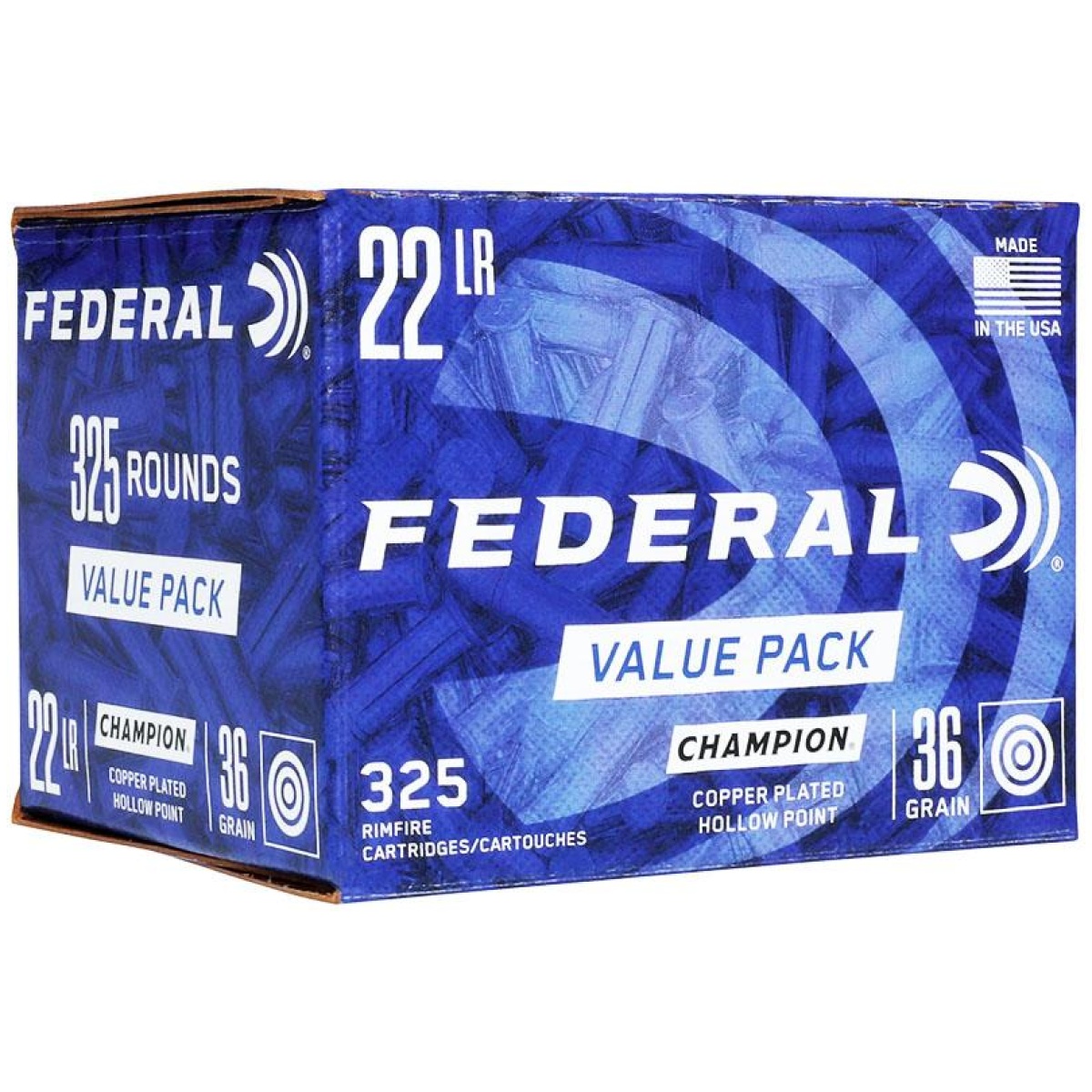 Enhanced accuracy: federal 22 lr 36gr hp ammo review - federal champion rimfire value pack ammunition. 22lr 36gr cphp 1260 fps 325/ct - federal champion rimfire value pack ammunition 22lr 36gr cphp 1260 fps 325 ct fa725