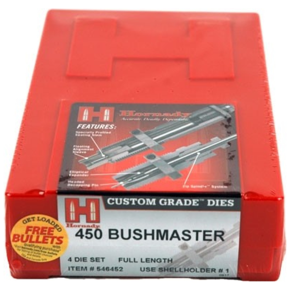 Hdy546452_label. Jpg - hornady. 450 bushmaster die - hdy546452 label