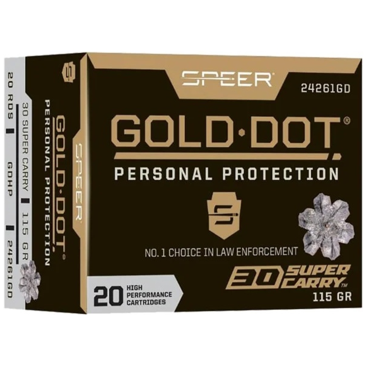 Sr24261gd1c32. Jpg - speer ammunition gold dot 30sc 115gr hp 20/200 - sr24261gd1c32