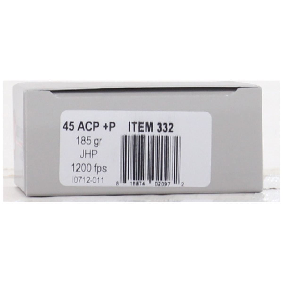 A332u_label. Jpg - underwood 45 acp +p 185gr jhp - a332u label