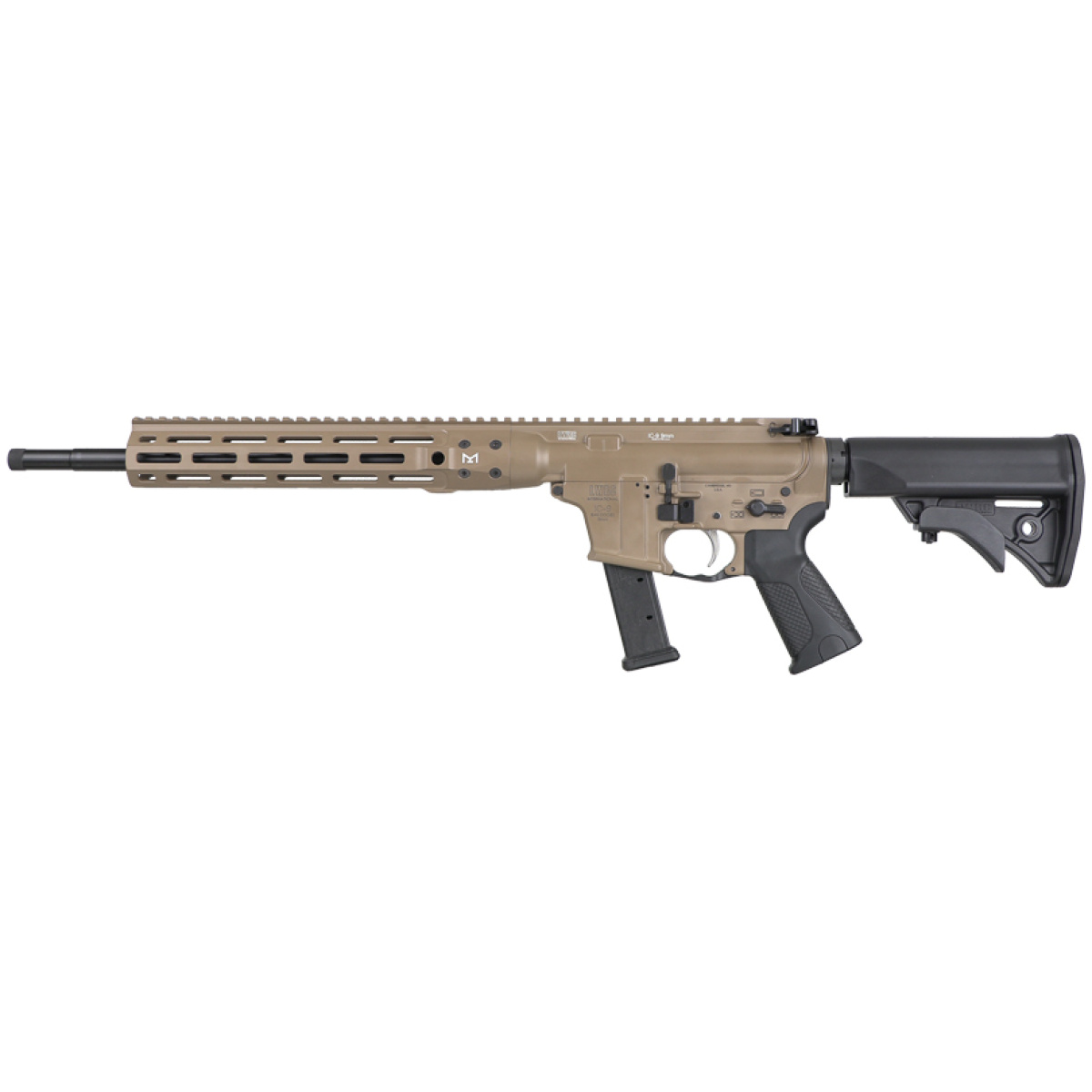 Gicr9ck16_left. Jpg - lwrc ic nine carbine 9mm 16" - gicr9ck16 left