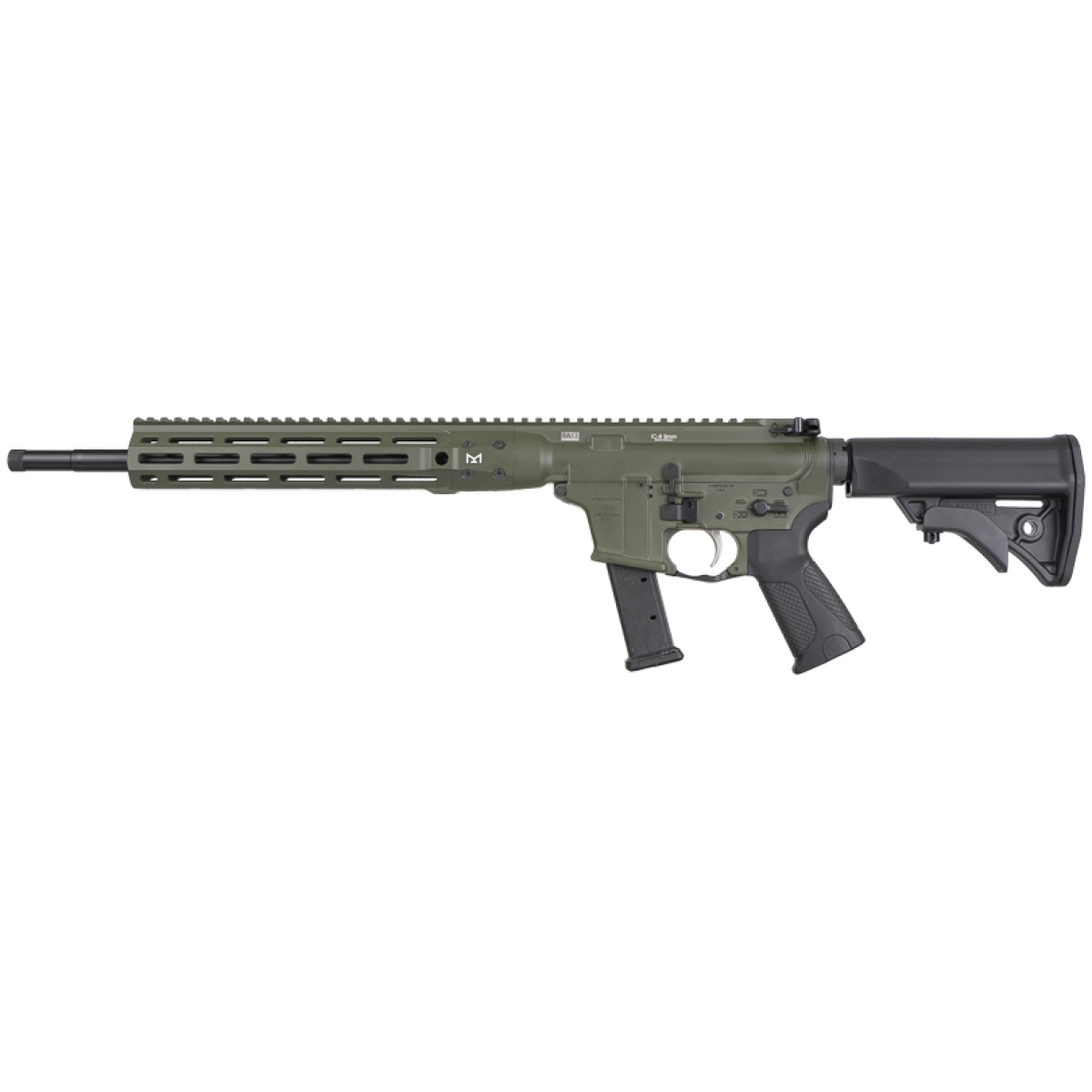 Gicr9odg16_left. Jpg - lwrc ic nine carbine 9mm 16" - gicr9odg16 left