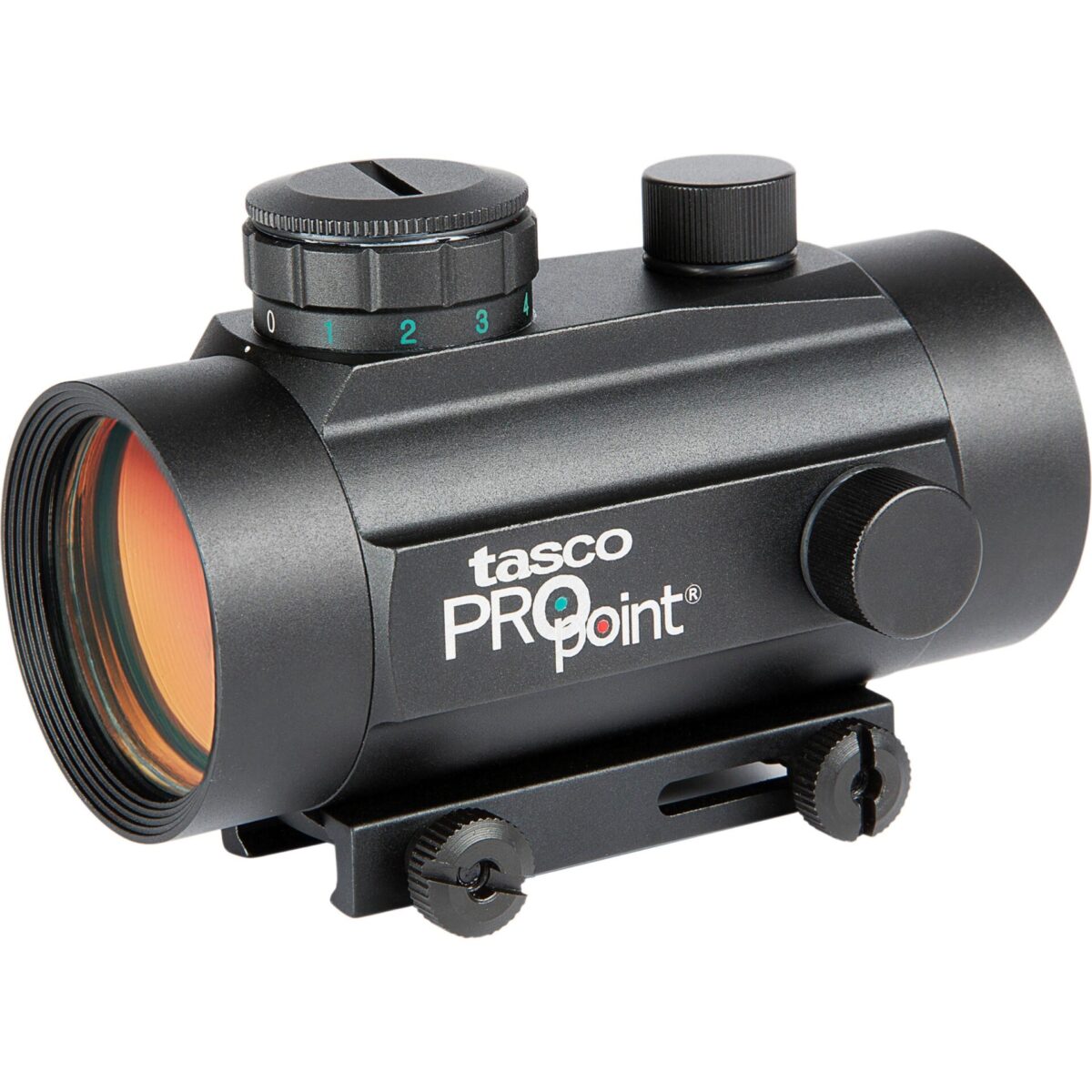 Tatrd130t. Jpg - tasco propoint red dot sight - 1x30mm 5 moa red dot with weaver style tip off mount - black - tatrd130t