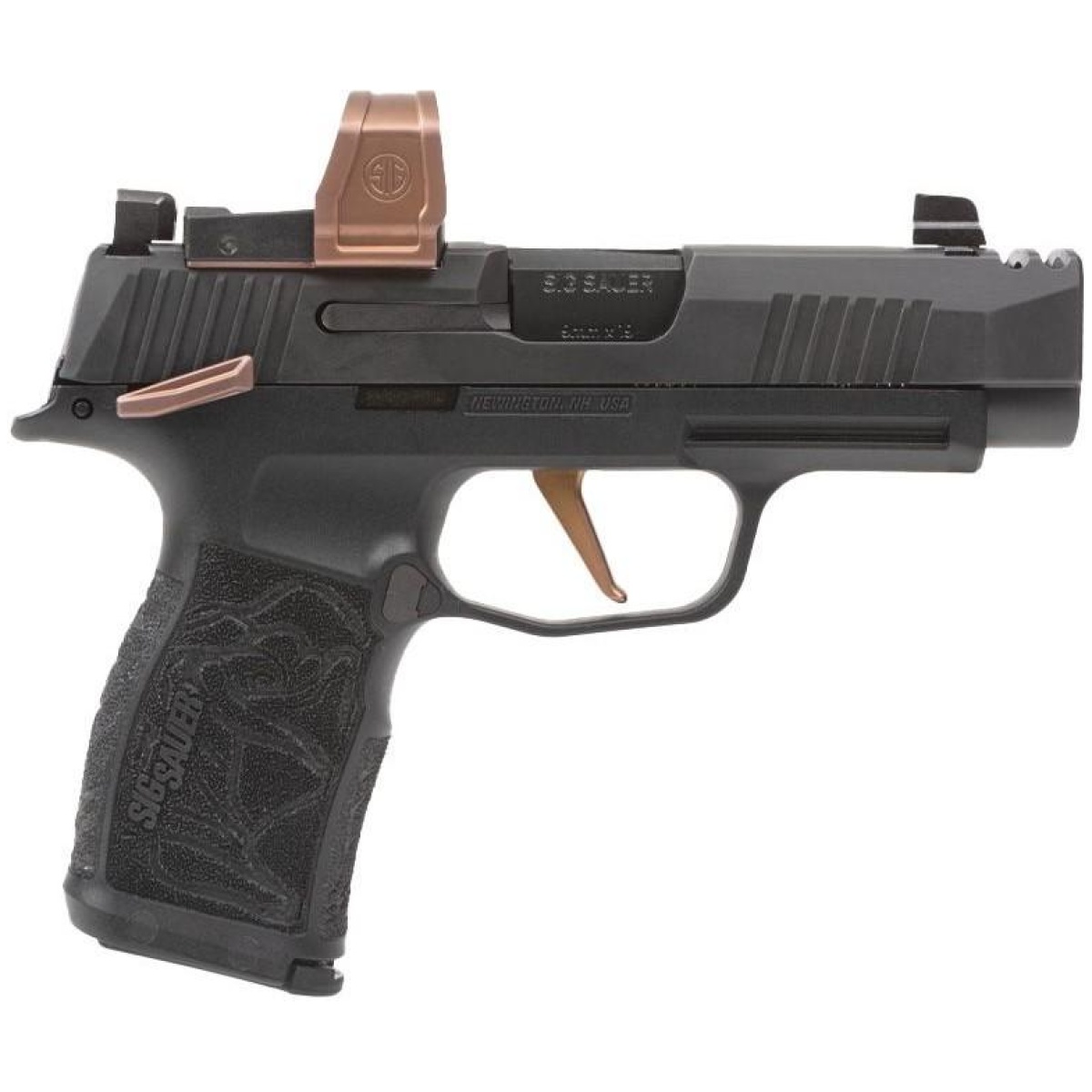 Xi686568-1. Jpg - sig sauer p365-xl rose compact handgun 9mm luger 12rd magazines (2) 3. 1" barrel black with romeo zero - xi686568 1