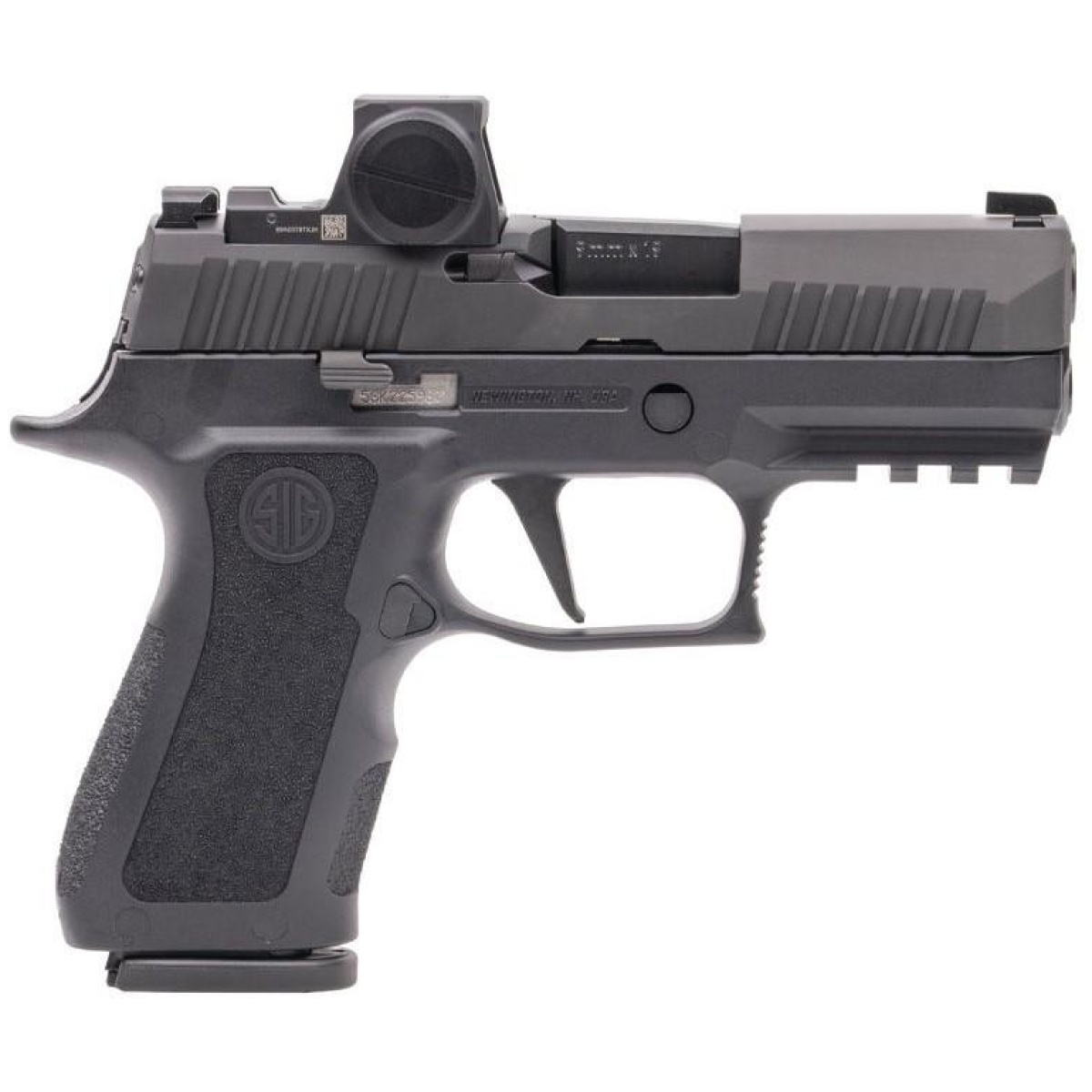 Xi691722-1. Jpg - sig sauer p320 xcompact handgun 9mm luger 15rd magazines (2) 3. 6" barrel black with romeo x pro - xi691722 1