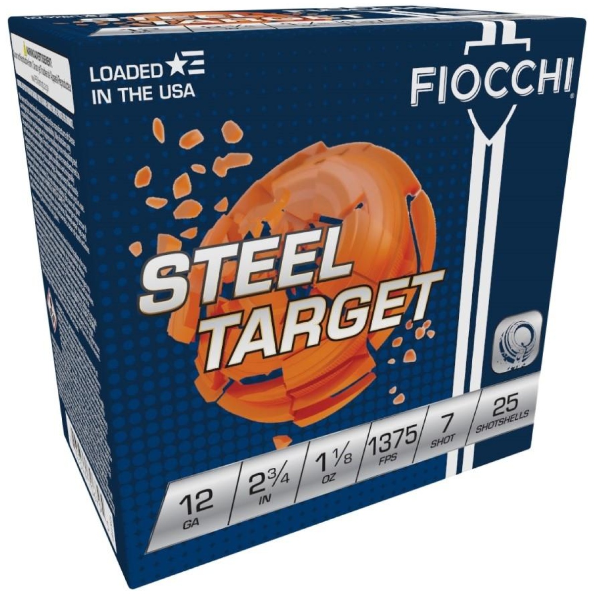 Xn12s1187-1. Jpg - fiocchi target steel shotshells 12 ga 2-3/4" 1-1/8oz 1375 fps #7 25/ct - xn12s1187 1