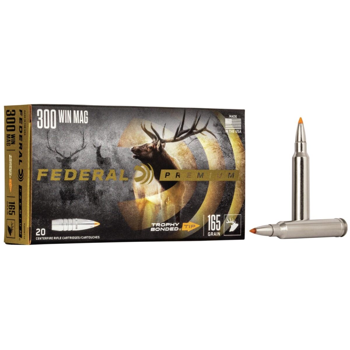 Fap300wtt2_1. Jpg - federal premium vital-shok rifle ammunition. 300 win mag 165 gr tbt 3050 fps - 20/box - fap300wtt2 1