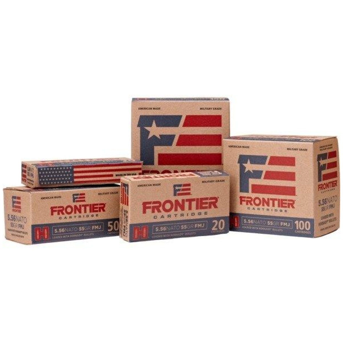 Frfr140. Jpg - hornady frontier rifle ammunition. 223 rem 55 gr hp-match 20/ct - frfr140