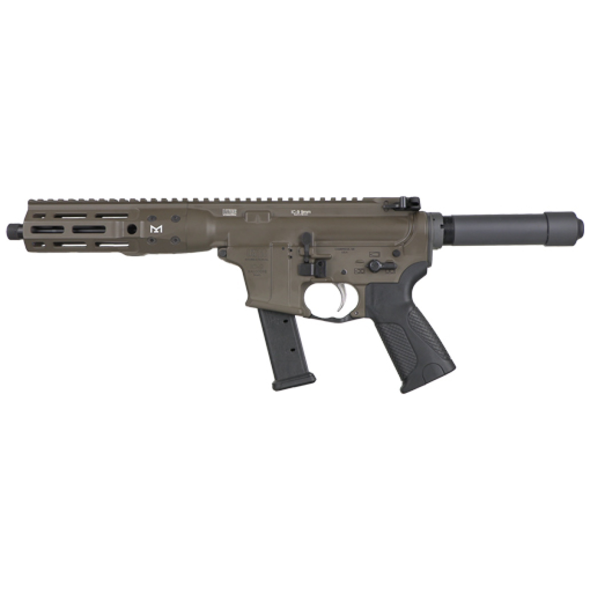 Gicp9pbc8_left. Jpg - lwrc ic 9 pistol 9mm 8. 5" bbl - gicp9pbc8 left