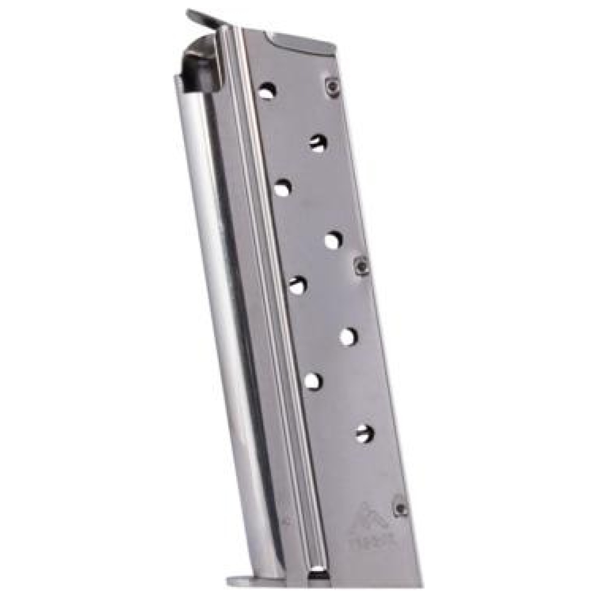 Mymgcgov9ln. Jpg - mec-gar 1911 handgun magazine 9mm ht nickel 9/rd - mymgcgov9ln