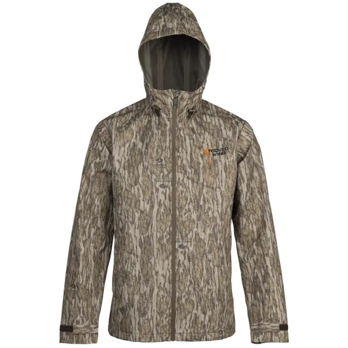 Qh30402119-1_3. Jpg - browning rain shell jacket mossy oak bottomland xl - qh30402119 1 3