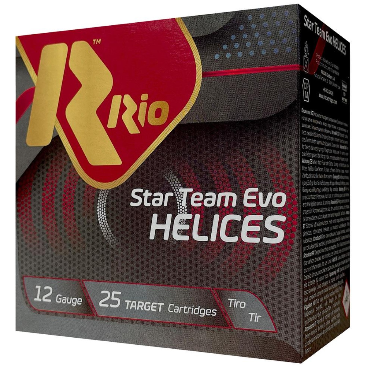 Rosth28hv75. Jpg - rio star team evo helice hv shotshell 12ga 2-3/4" 1oz 1315 fps #7. 5 25/ct - rosth28hv75