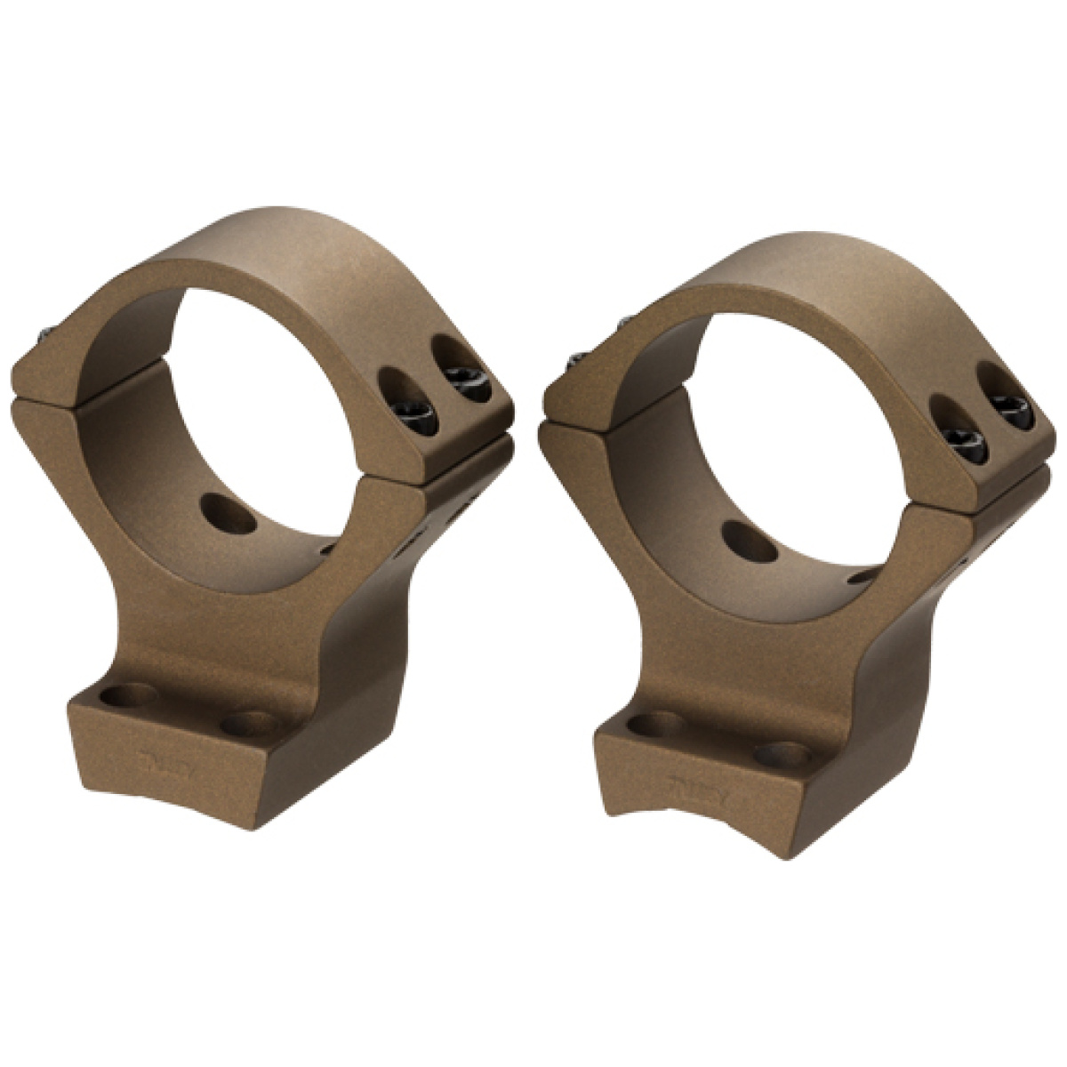 12532. Jpg - browning x-lock mounts 1" med - 2pc burnt bronze for x-bolt - 12532