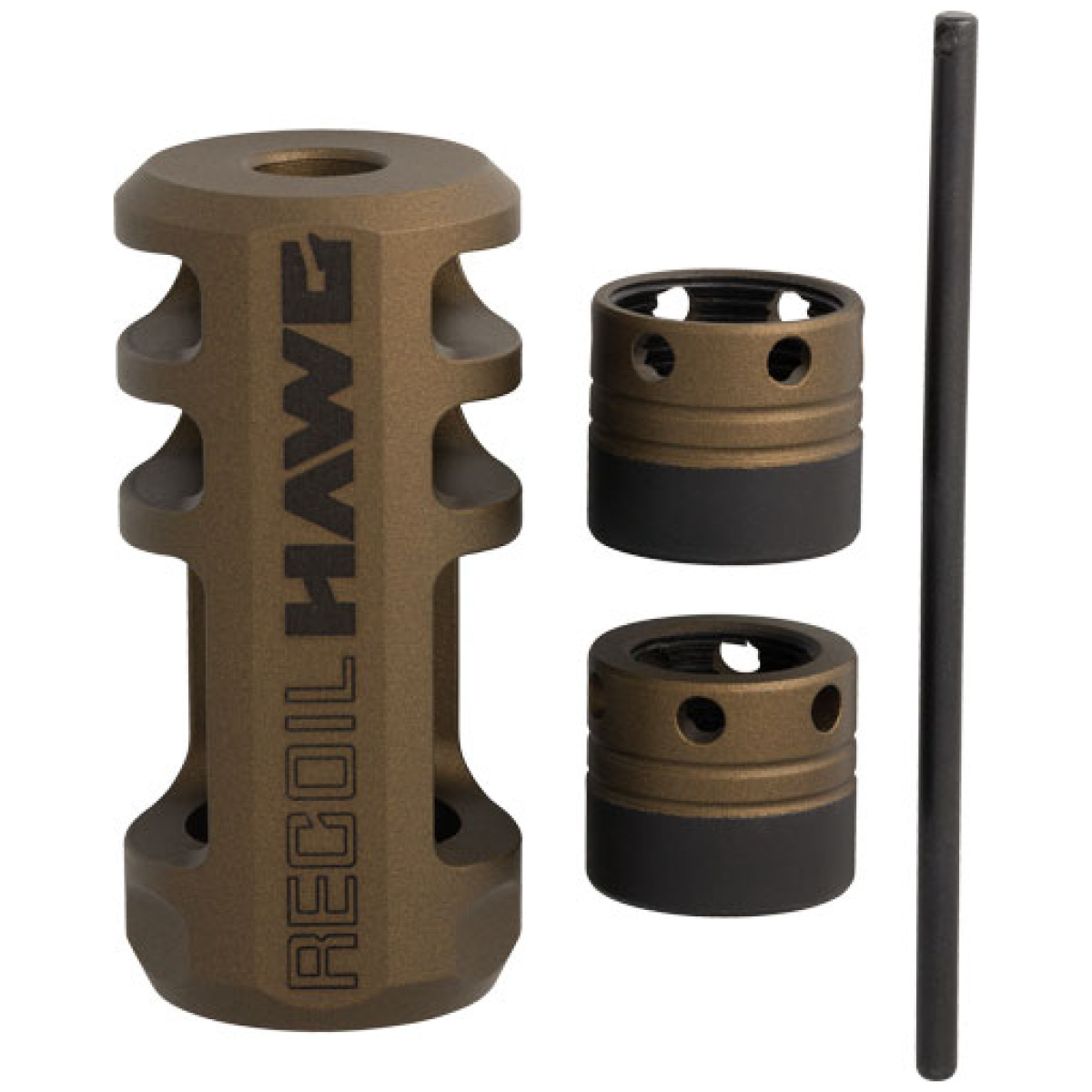 1293081. Jpg - browning recoil hawg muzzle - brake bronze collars & tool - 1293081