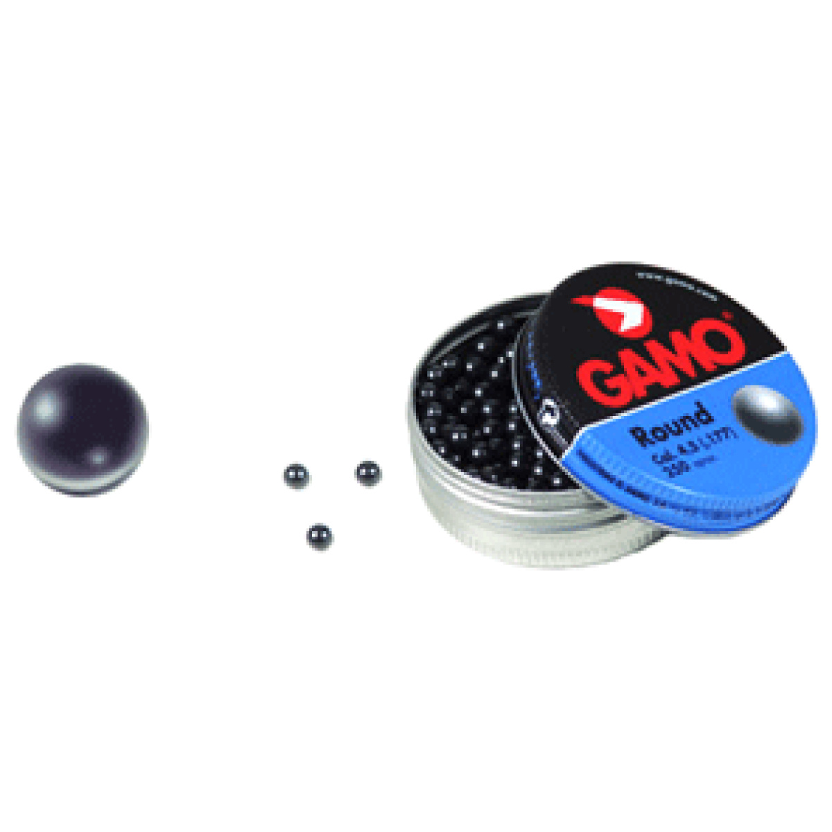 632032454_1. Gif - gamo. 177 lead roundball bb's - 8. 2 grains 250pk tin - 632032454 1