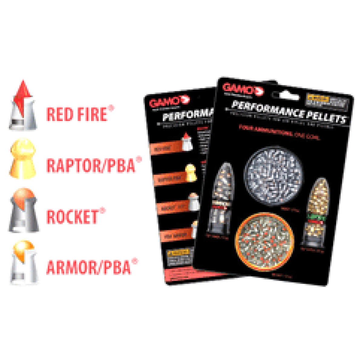 63209285554. Gif - gamo combo performance. 22 cal - pellet pack - 63209285554