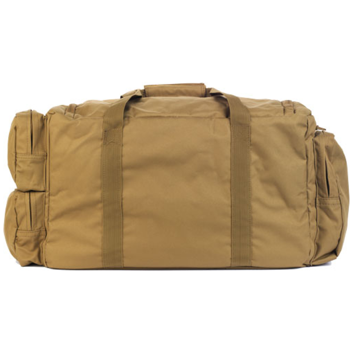 80261coy_back. Jpg - red rock operations duffle bag - 7 external utility pouches tan - 80261coy back