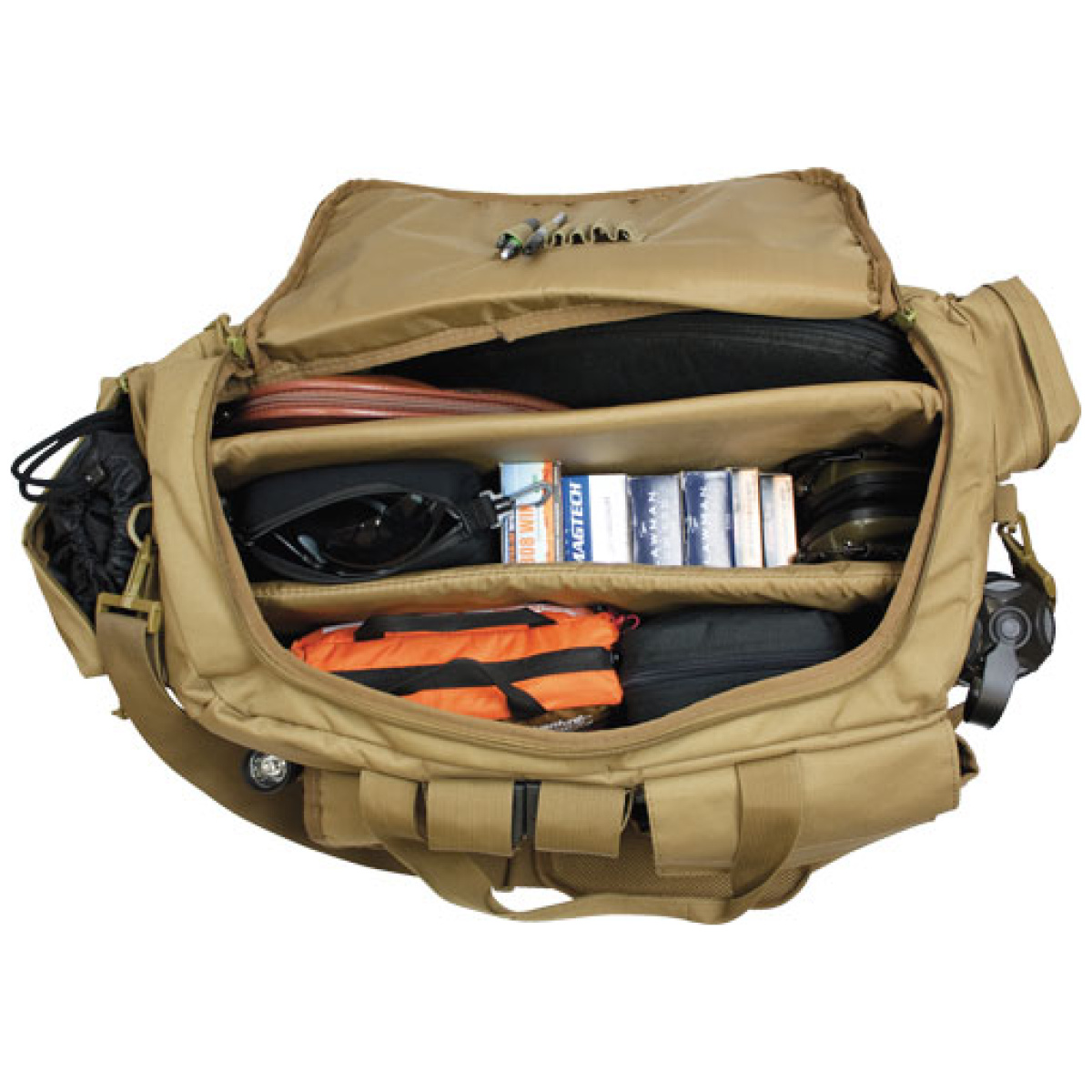 80261coy_full. Jpg - red rock operations duffle bag - 7 external utility pouches tan - 80261coy full