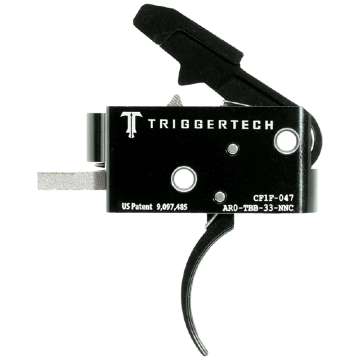 Ar0tbb33nnc. Jpg - triggertech ar-15 two stage - black competitive curved - ar0tbb33nnc