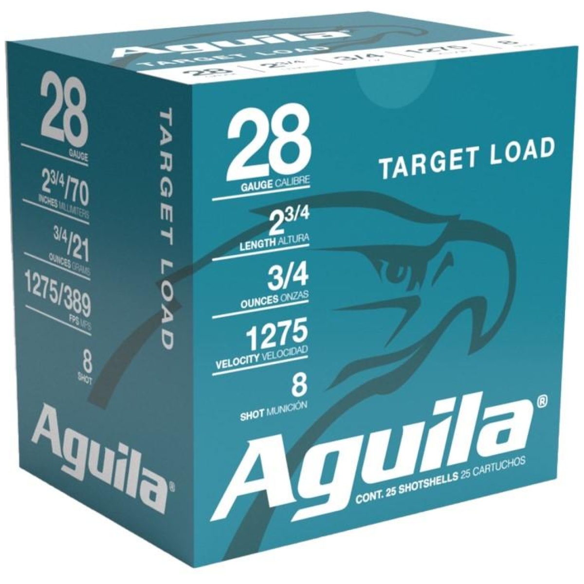 Au1chb2879_1. Jpg - aguila high velocity shotshells 28ga 2-3/4" 3/4oz 1275 fps #9 25/ct - au1chb2879 1