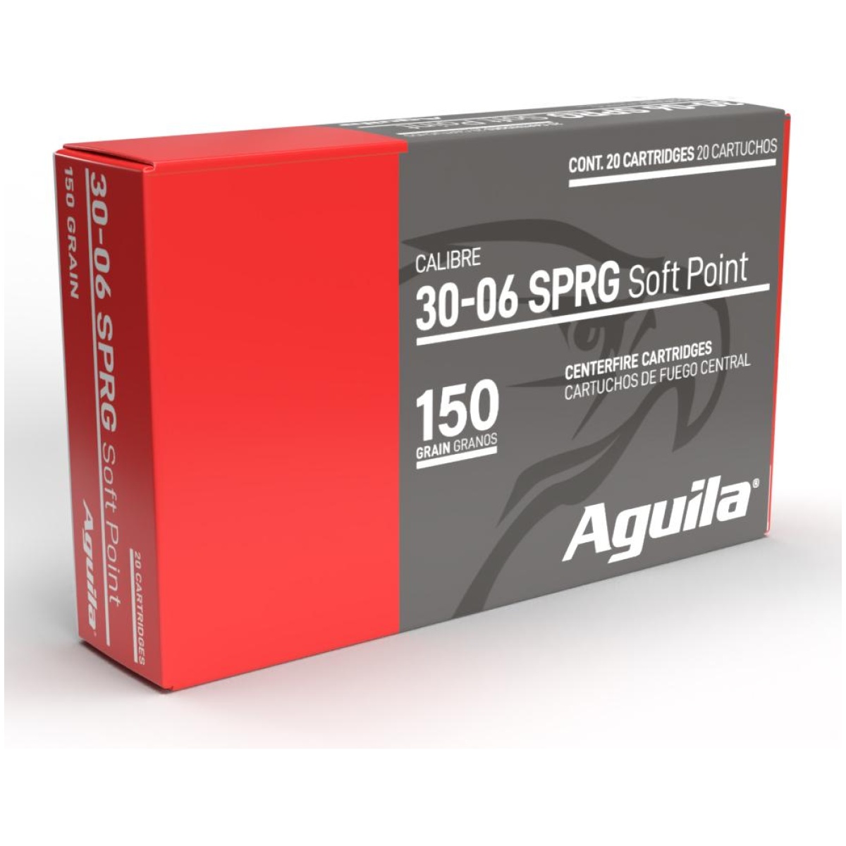 Au8108ag. Jpg - aguila rifle ammunition 30-06 sprg 60gr sp 2900 fps 20/ct - au8108ag