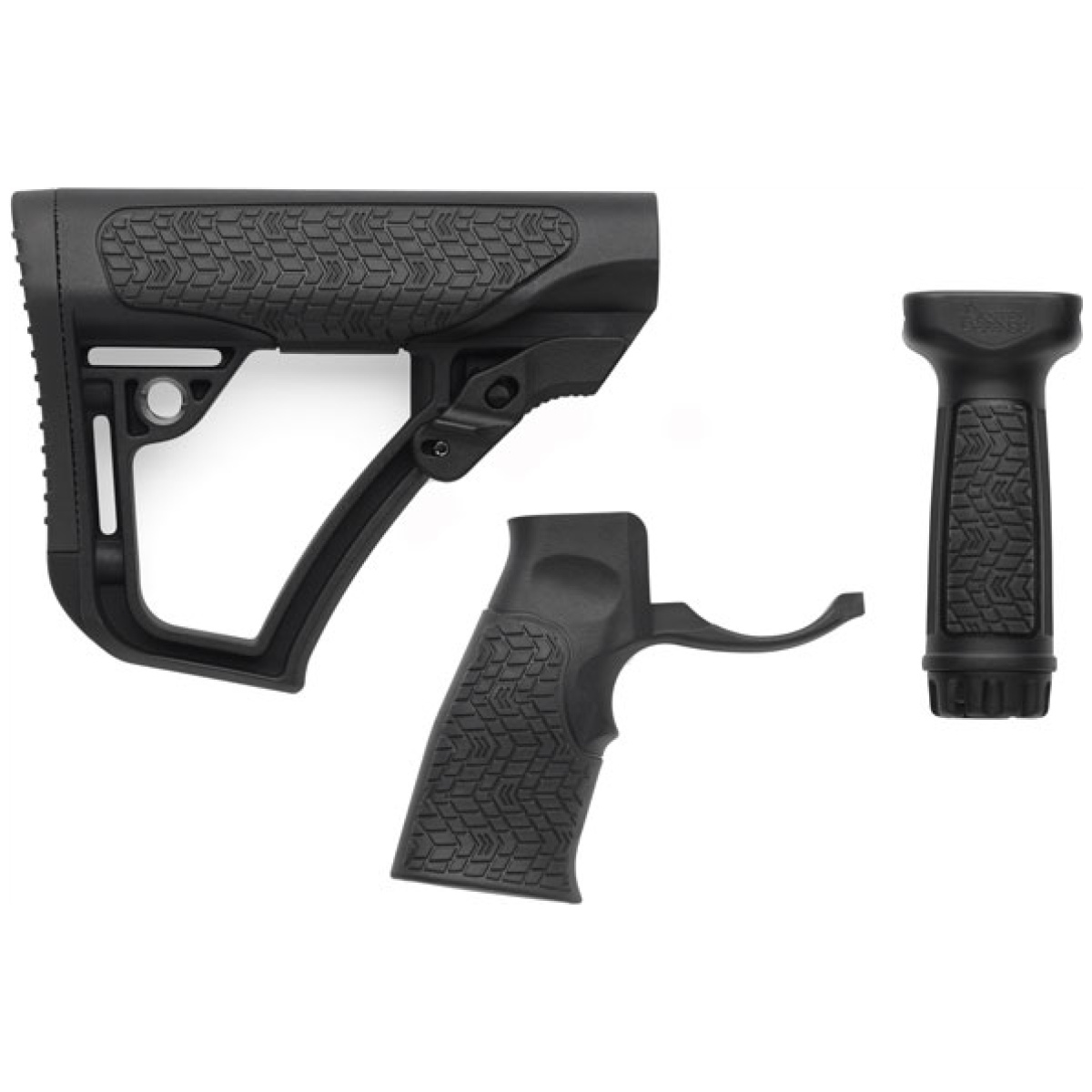 Dd45006. Jpg - daniel def. Ar15 furniture kit - black mil-spec - dd45006