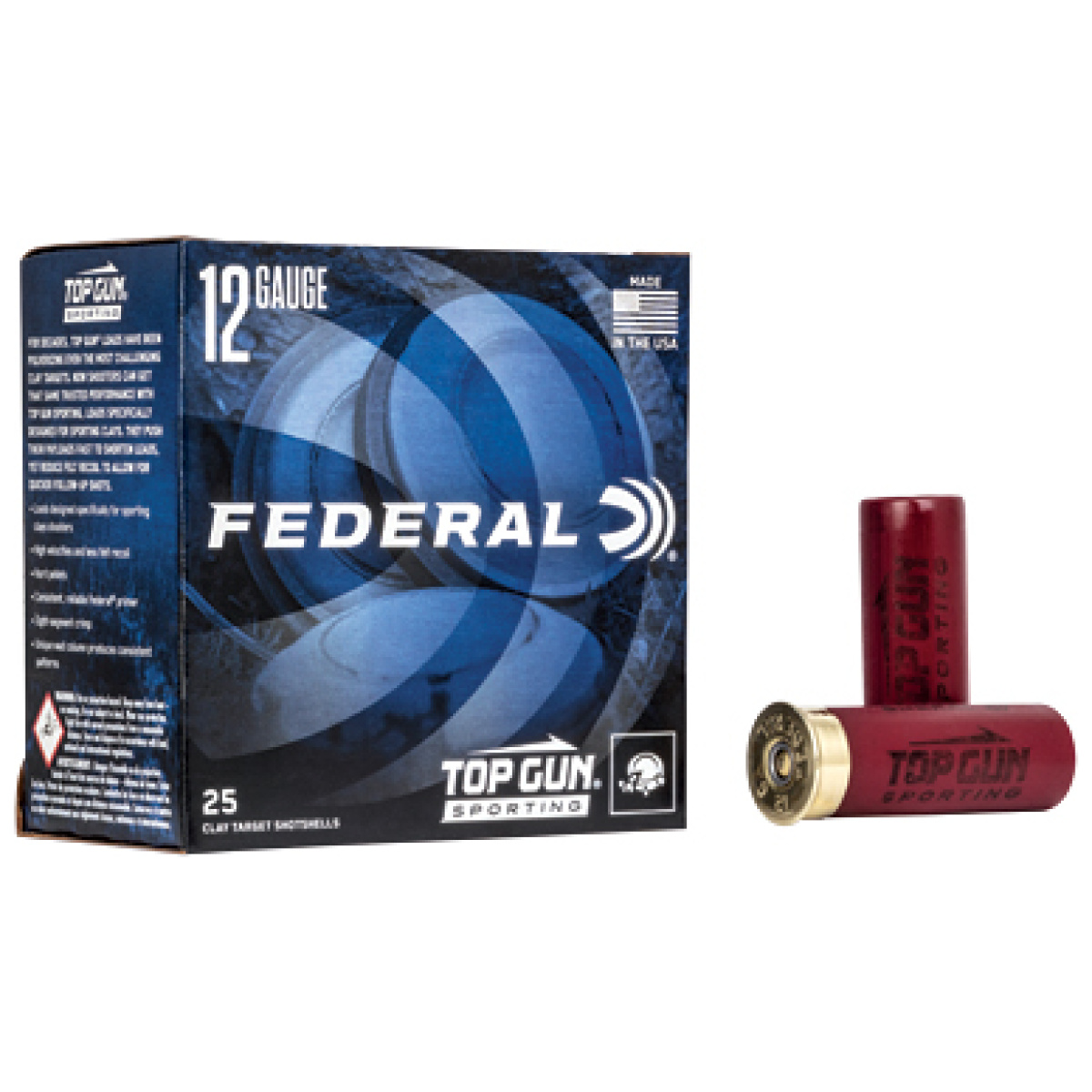 Fetgs1288_1. Jpg - fed top gun 12ga 2. 75" #8 1 oz 25/ - fetgs1288 1