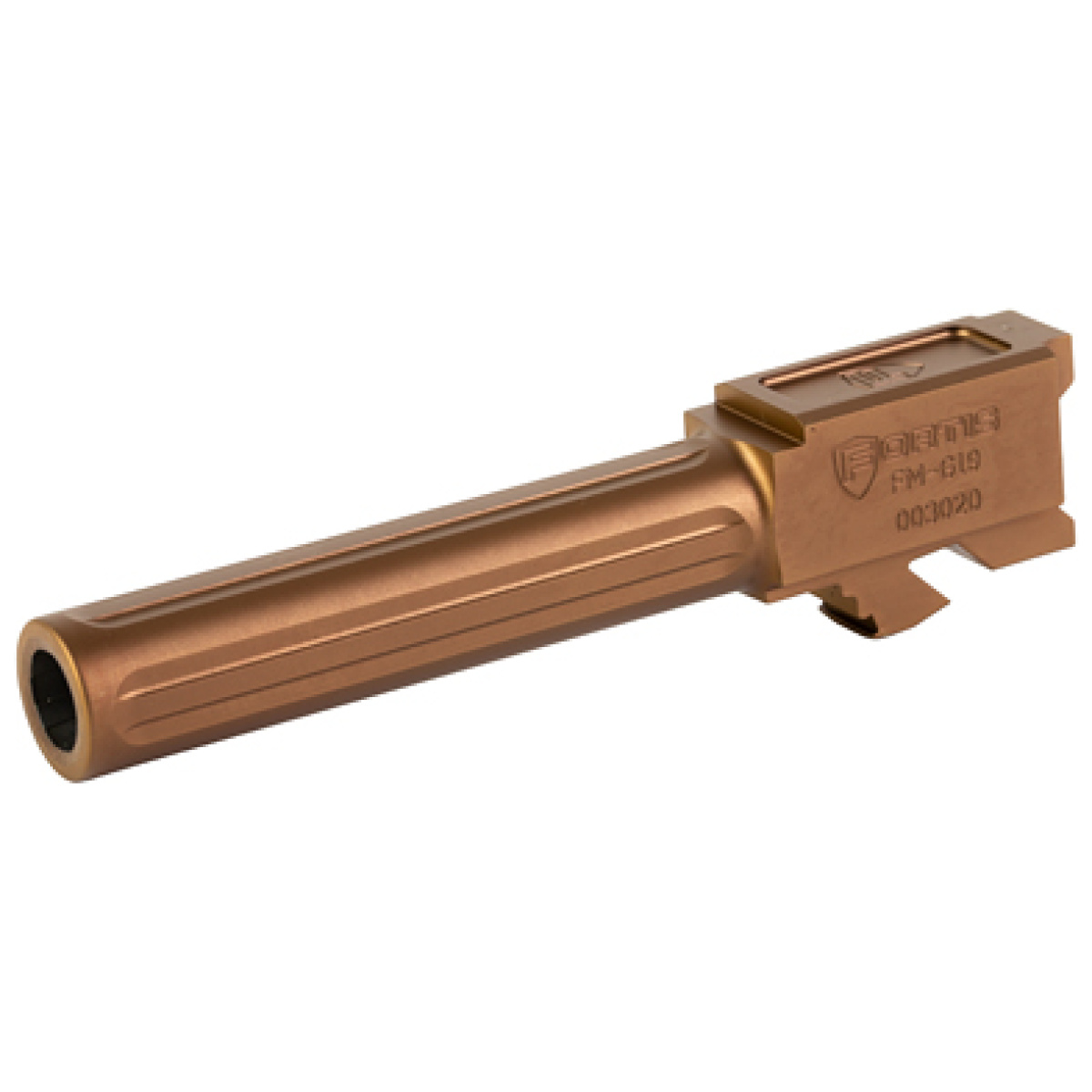 Fortfm-g19-cppr_1. Jpg - fortis barrel for glock 19 copper - fortfm g19 cppr 1