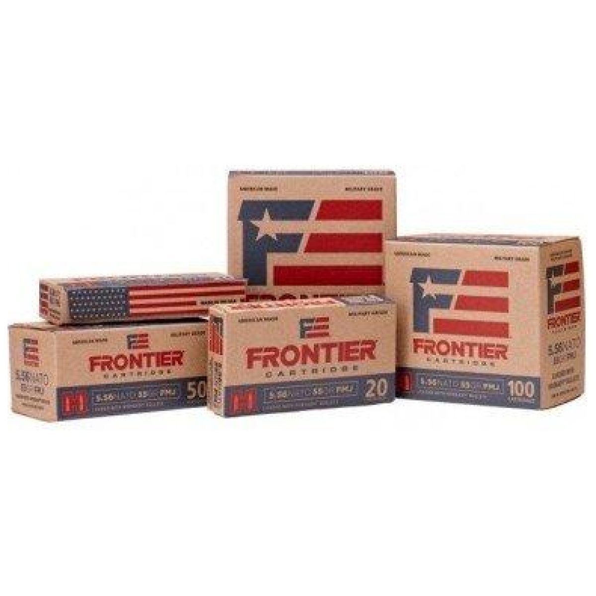 Frfr200_1. Jpg - hornady frontier nato fm193 rifle ammunition 5. 56mm 55 gr fmj 20/ct - frfr200 1