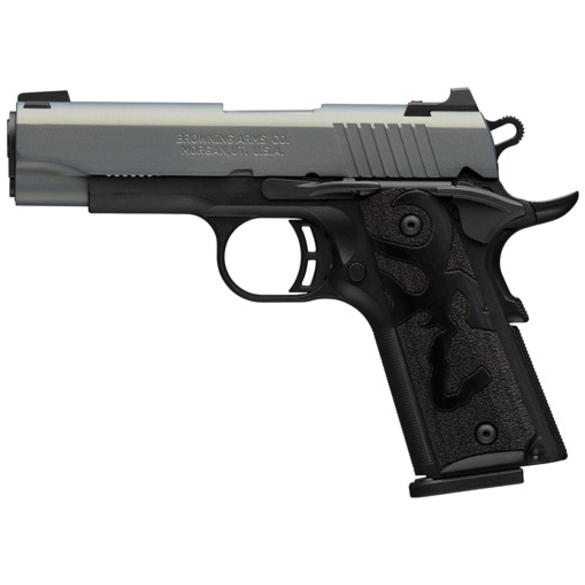 G051993492_left. Jpg - browning 1911-380 black label - 380acp 3. 58"cmp 8rd ntn lgts - g051993492 left