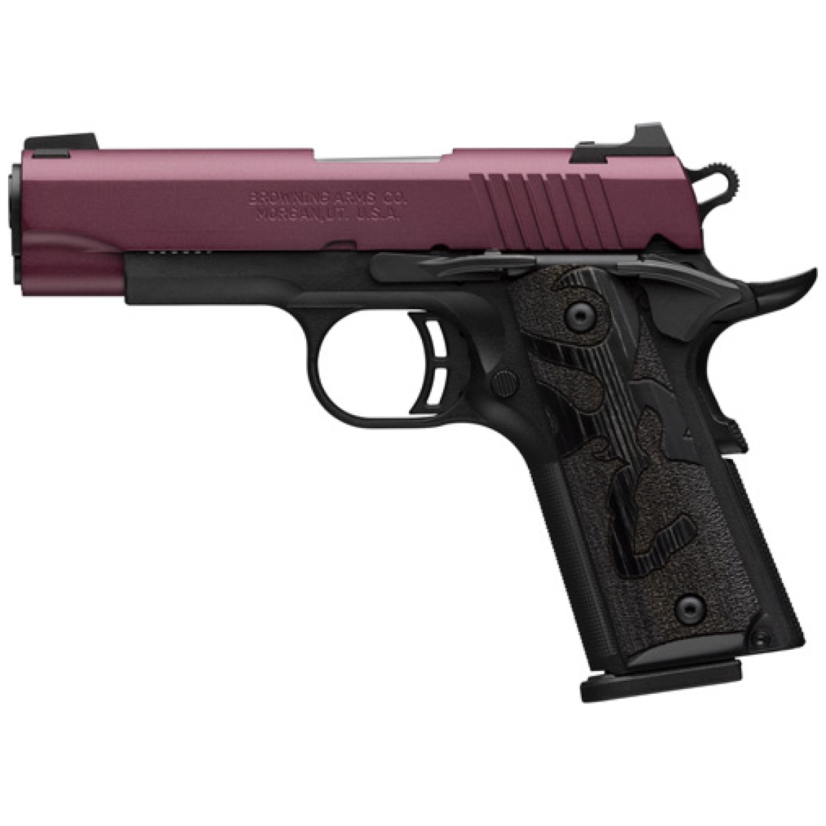 G051995492_left. Jpg - browning 1911-380 black label - 380acp 3. 58"cmp 8rd blk chry - g051995492 left