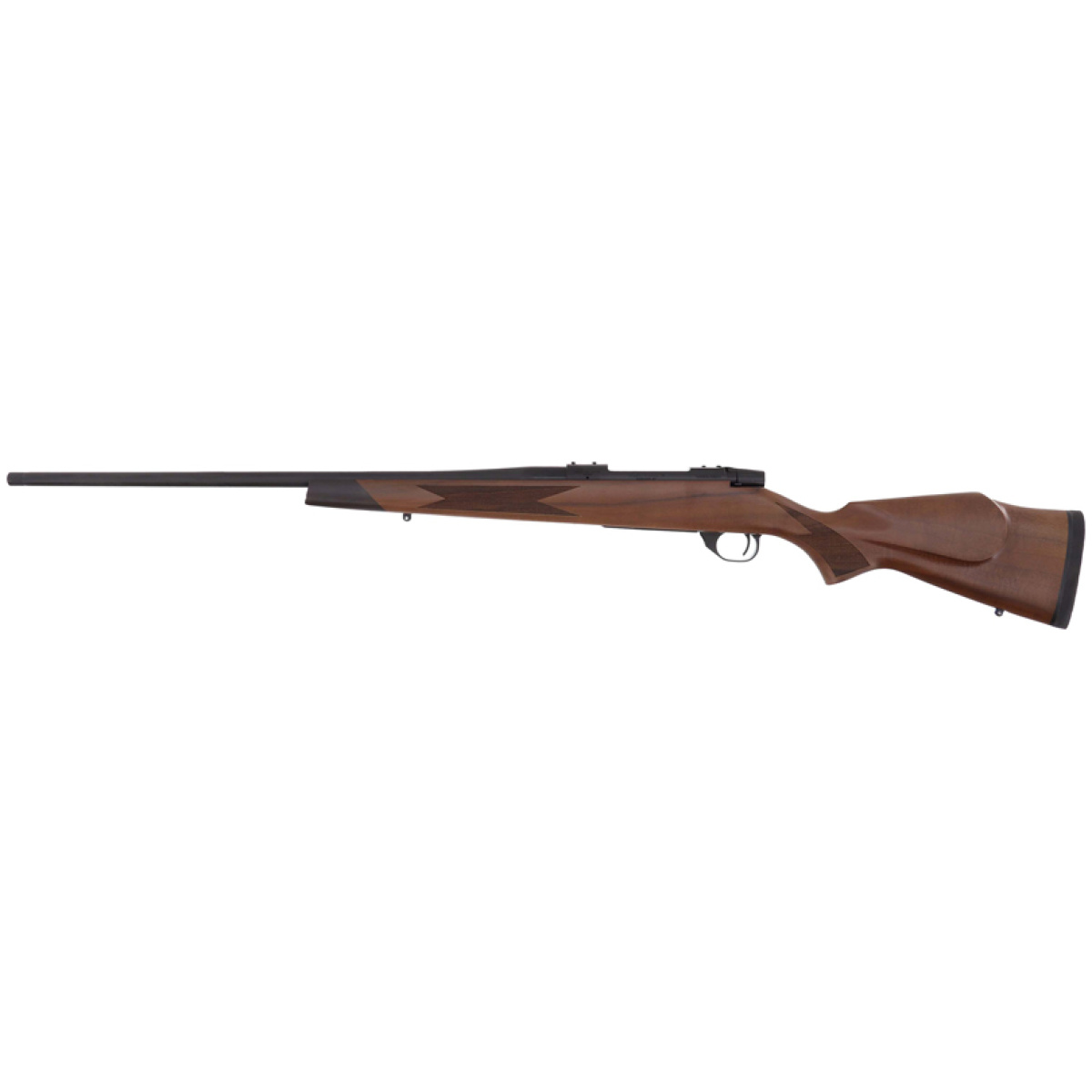 Gvdt653wr6t_left. Jpg - weatherby vanguard sporter - 6. 5-300wby 26" tb blued/walnut - gvdt653wr6t left