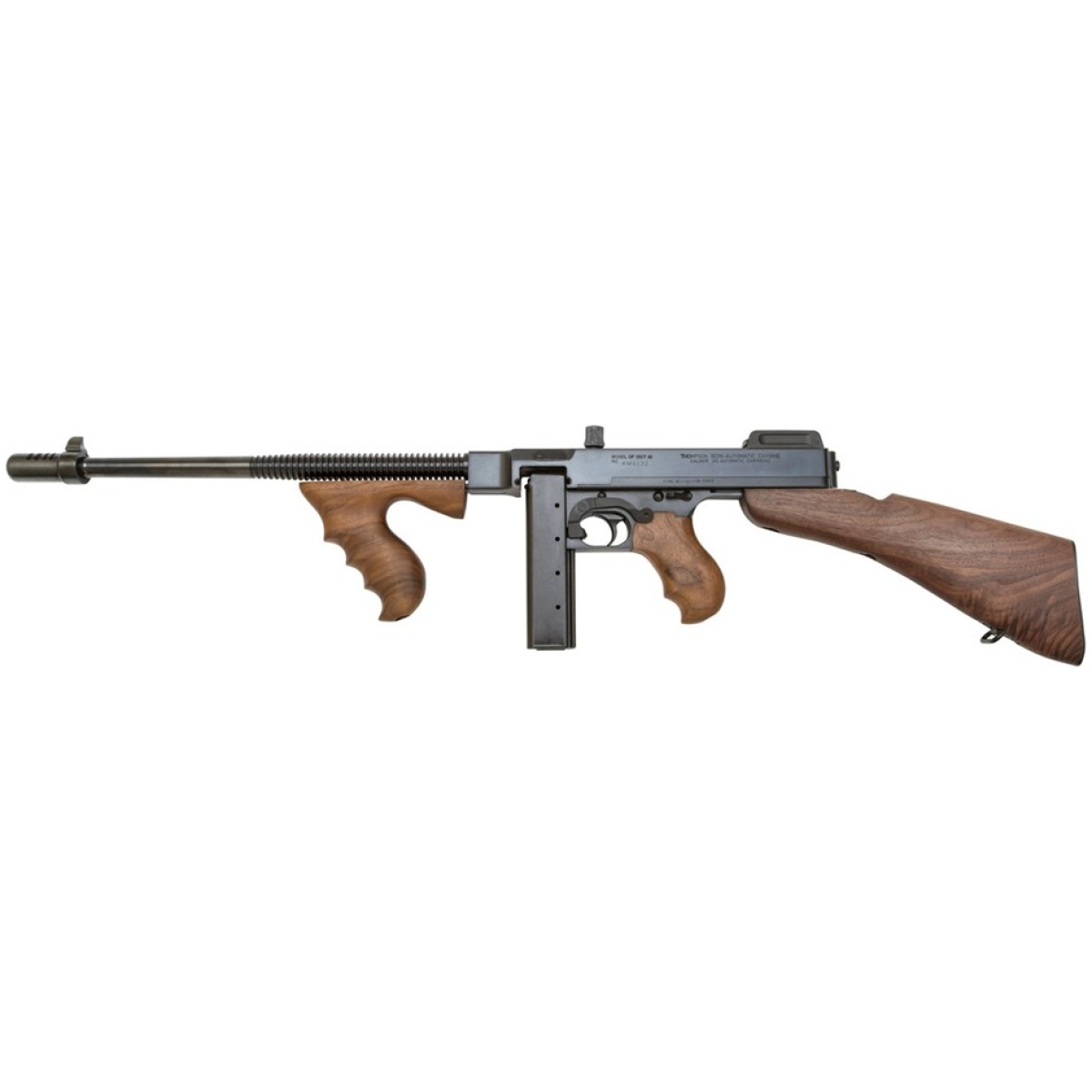 Kzt1b14. Jpg - thompson 1927a1 45acp 14. 5bbl 16. 5in w/cutts comp w/dbs& vfg 20rd mag - kzt1b14