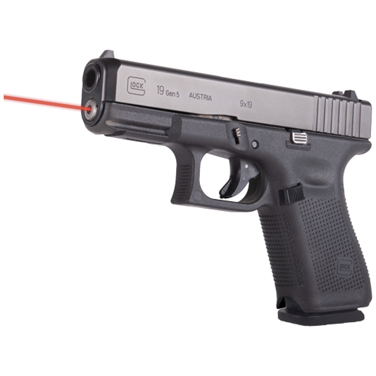 Lmsg519_1. Jpg - lasermax laser guide rod red - for glock g5 19/19mos/19x/45 - lmsg519 1