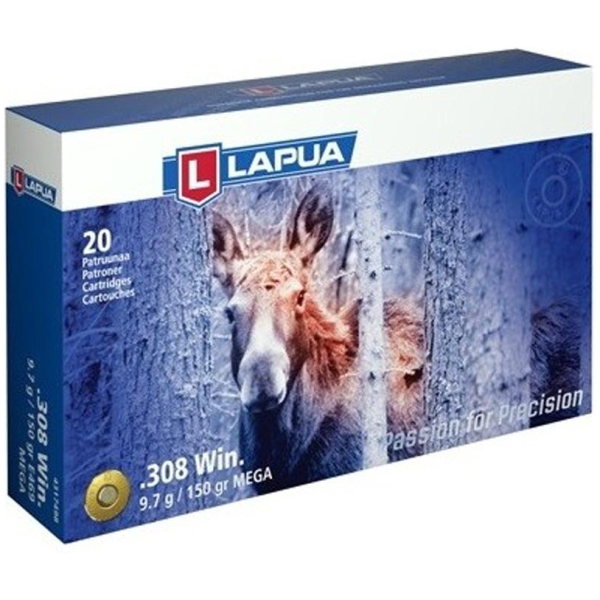 Lp4317498. Jpg - lapua rifle ammo 308 winchester 150gr mega soft point bx/20 - lp4317498