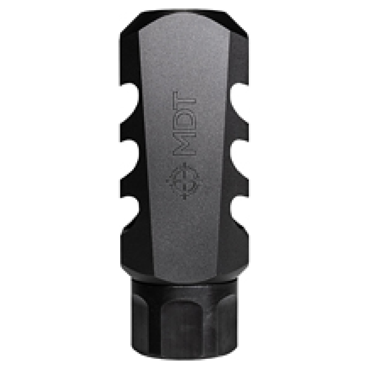 Mdt103636-blk_1. Jpg - mdt elite muzzle brake 1/2x28 blk - mdt103636 blk 1