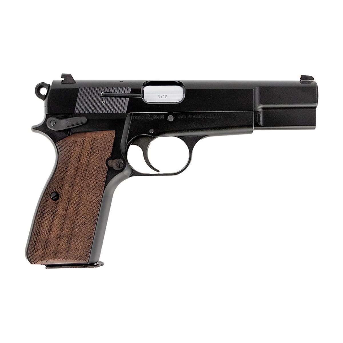 Sd12000013. Jpg - sds inglis high power p-35b handgun 9mm luger 15rd magazines 4. 7" barrel black finish - sd12000013