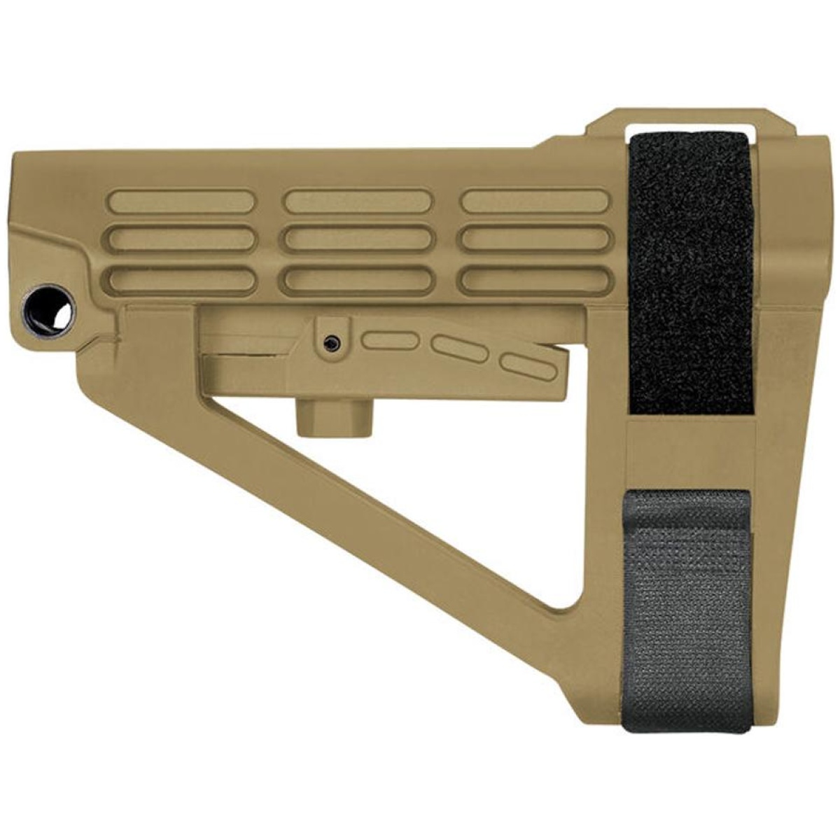 Sosba4x02sb. Jpg - sb tactical sba4 5-postion adjustable brace for ar-15 - fde - sosba4x02sb